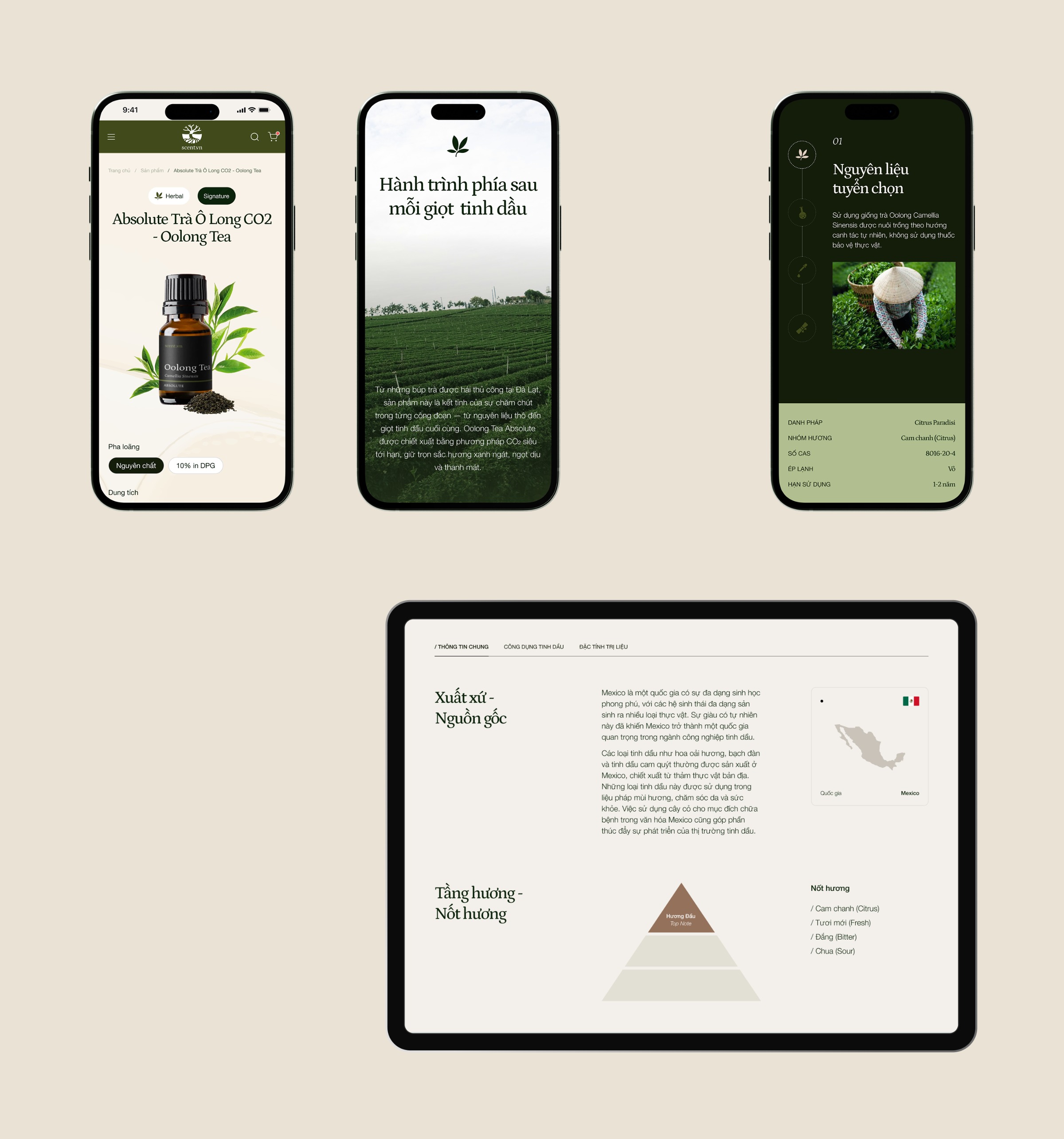 SCENT 🧪 Fragrance Lab UI Design Image 3