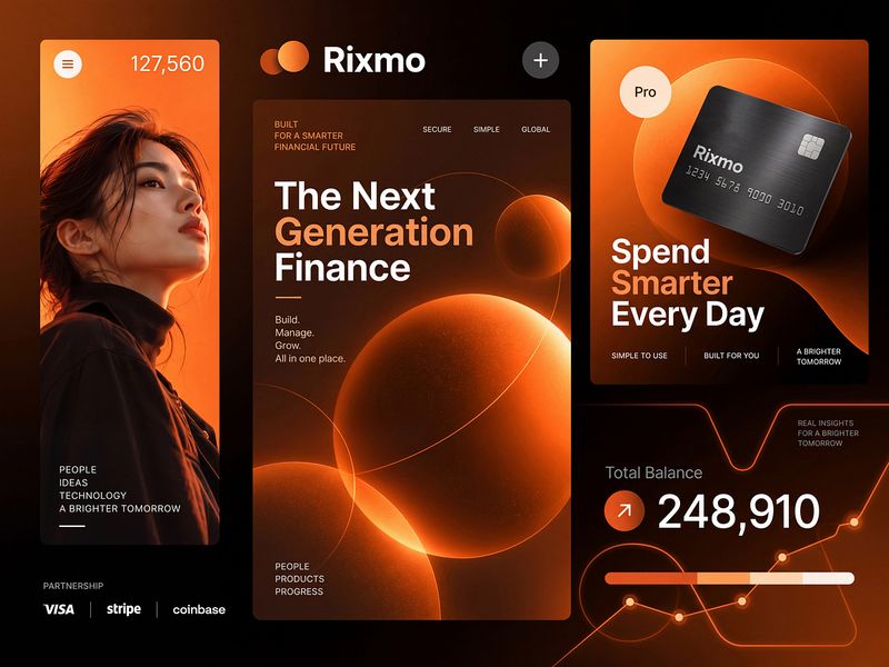 Rixmo - Next Generation Fintech Brand Identity