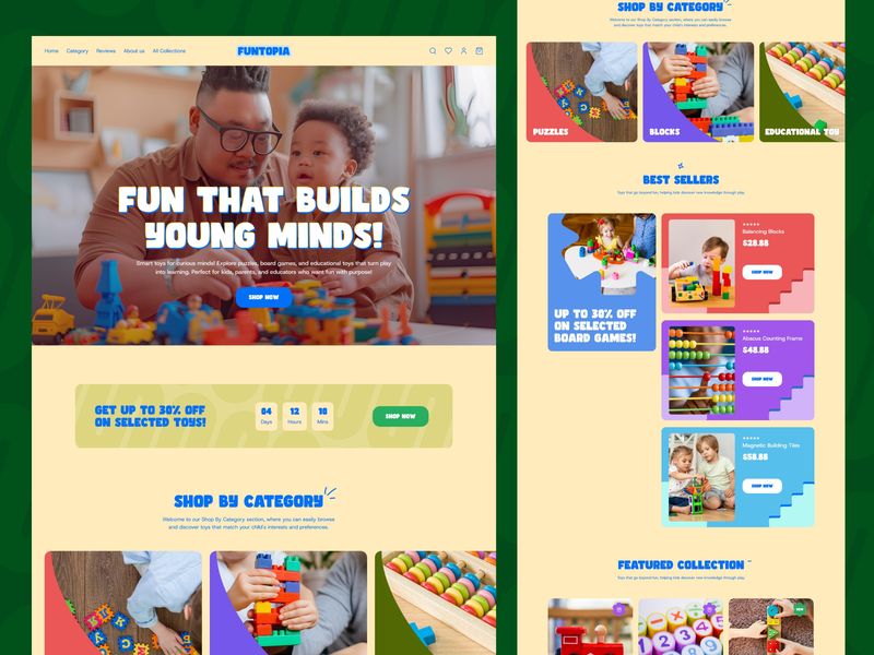Kids Toy Store | Toy Shop ecommerce Website Design