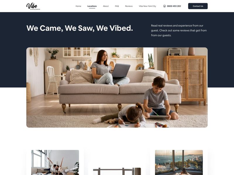 Modern Community & Review Web UI Design