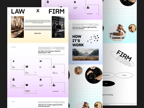 Law Firm Website Concept on Behance