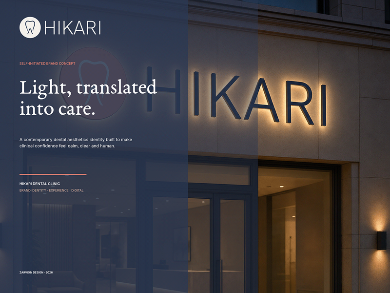 Hikari Dental Clinic — Light, Translated into Care