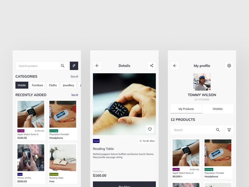 E-commerce App Redesign 🔥