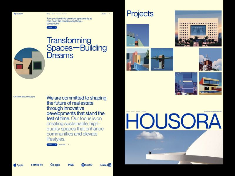 Modern Real Estate Website Design.