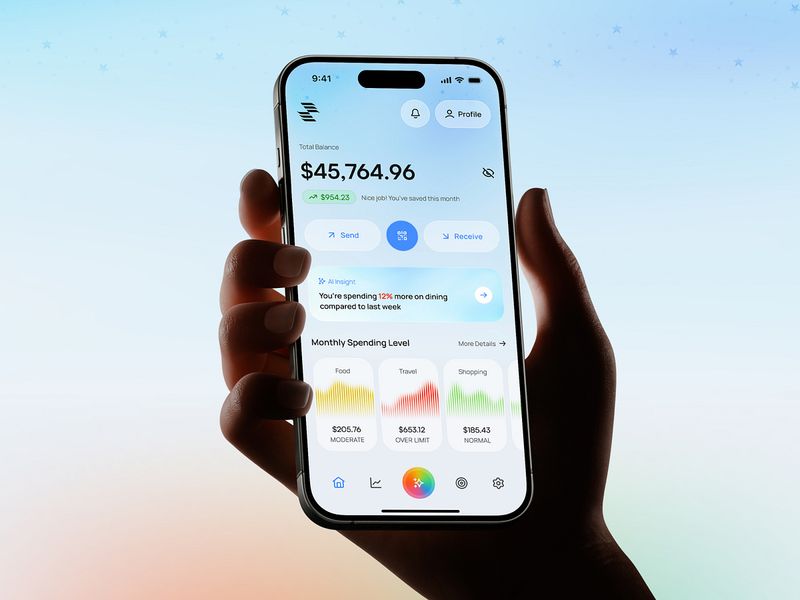 FinAI: Intelligent Money Management & Predictive Budgeting UI