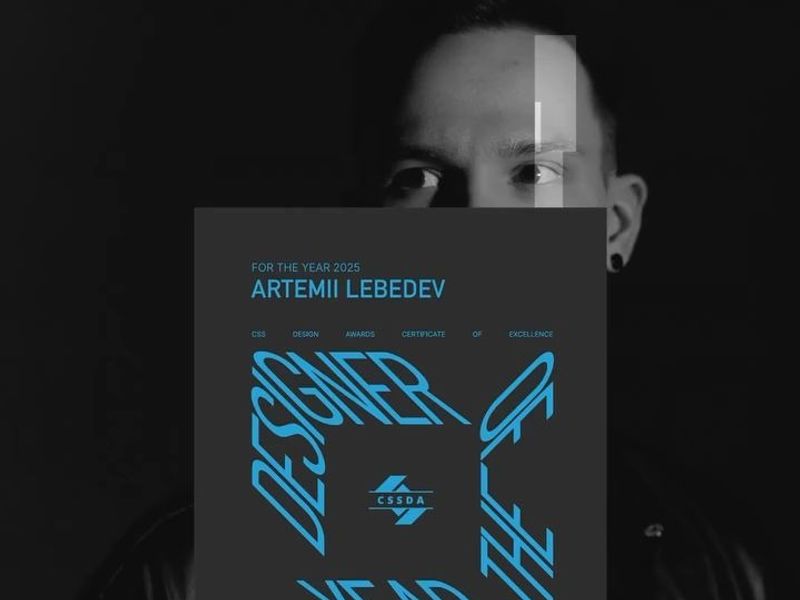 Designer of the Year, CSS Design Awards 2025
