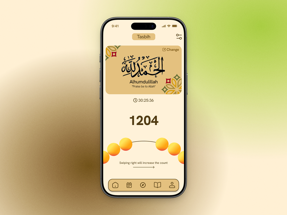ROZA✨ — Modern Islamic Mobile App Design Image 2