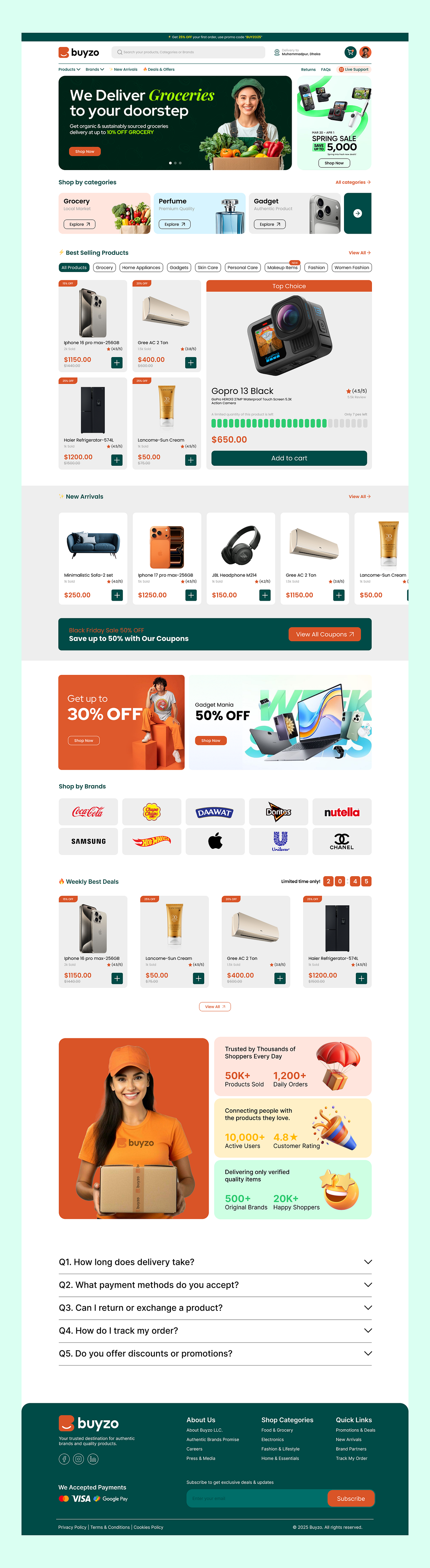 Buyzo - eCommerce Website Design Image 0