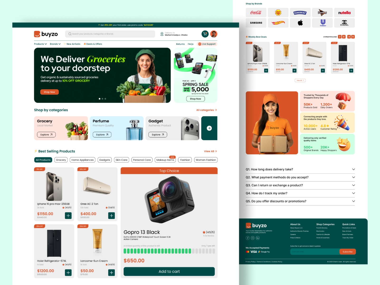 Buyzo - eCommerce Website Design Image 1