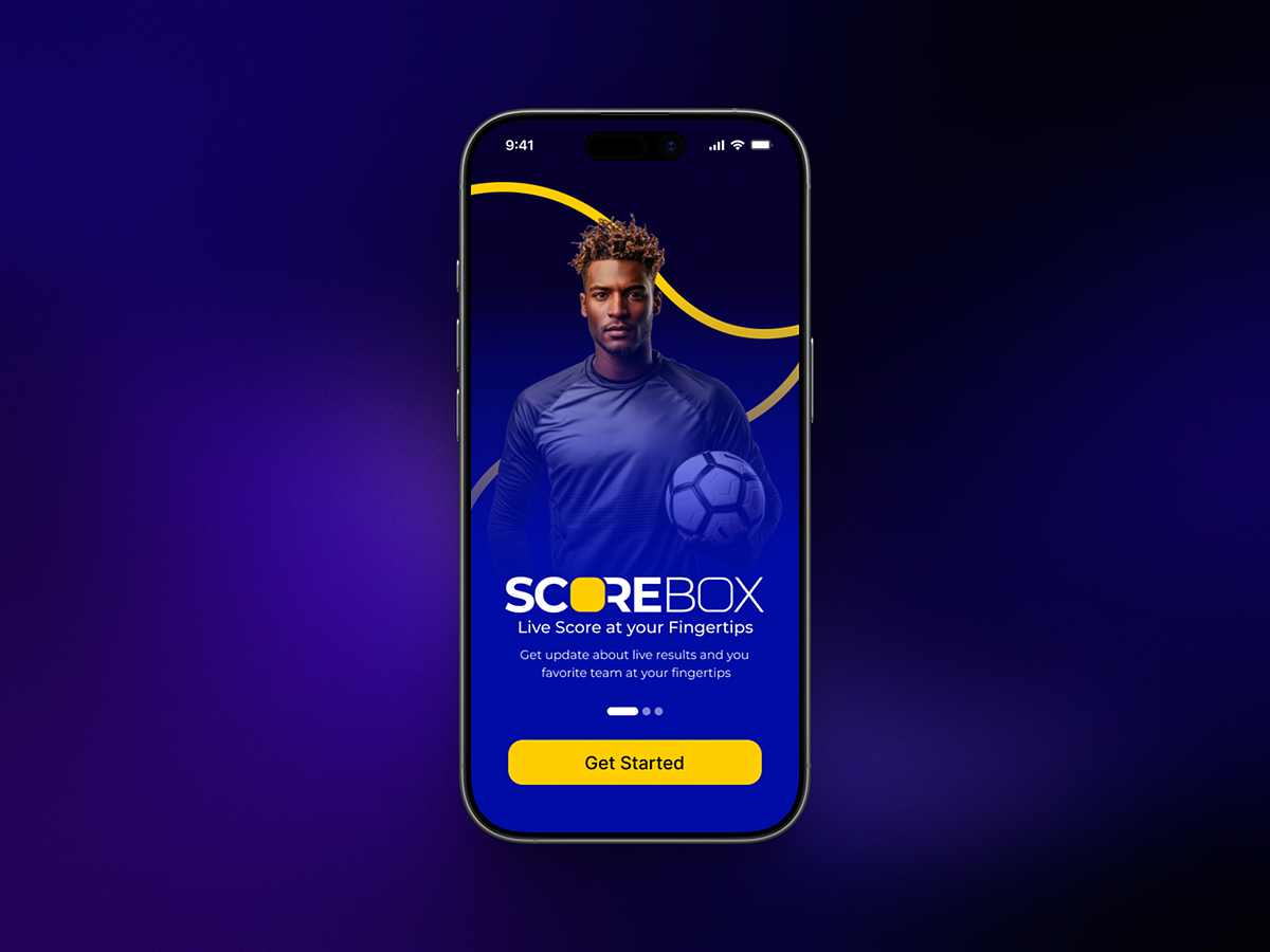 ScoreBox — Sports Live Score App Design Image 1
