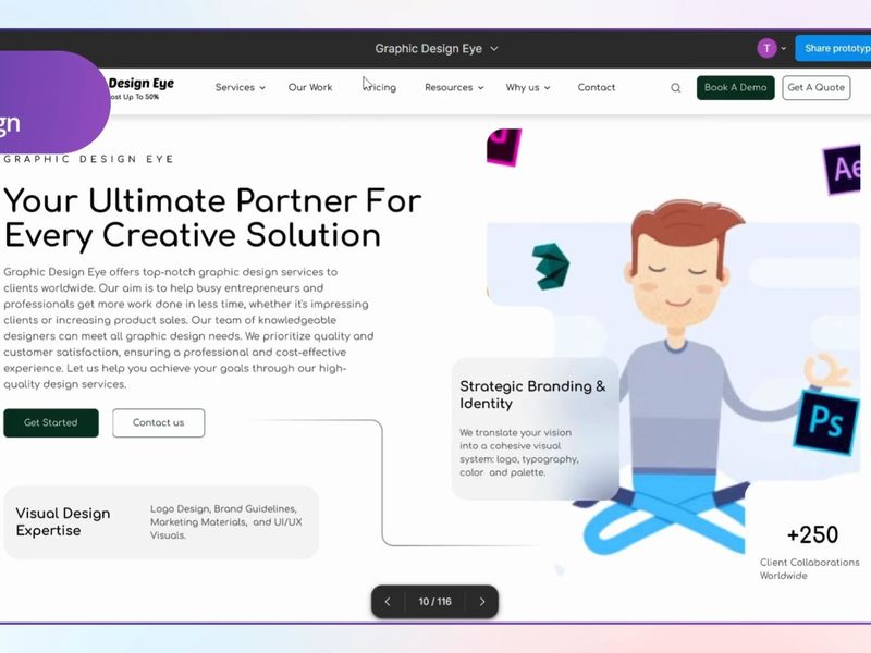Creative Agency Website UI/UX Design | Turning Services Into a High-Converting Digital Experience
