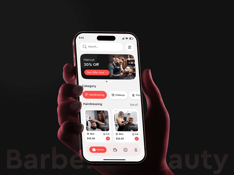 Barber and Beauty Salon Booking App