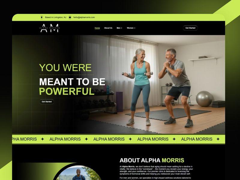 Alpha Morris | Performance Wellness UI