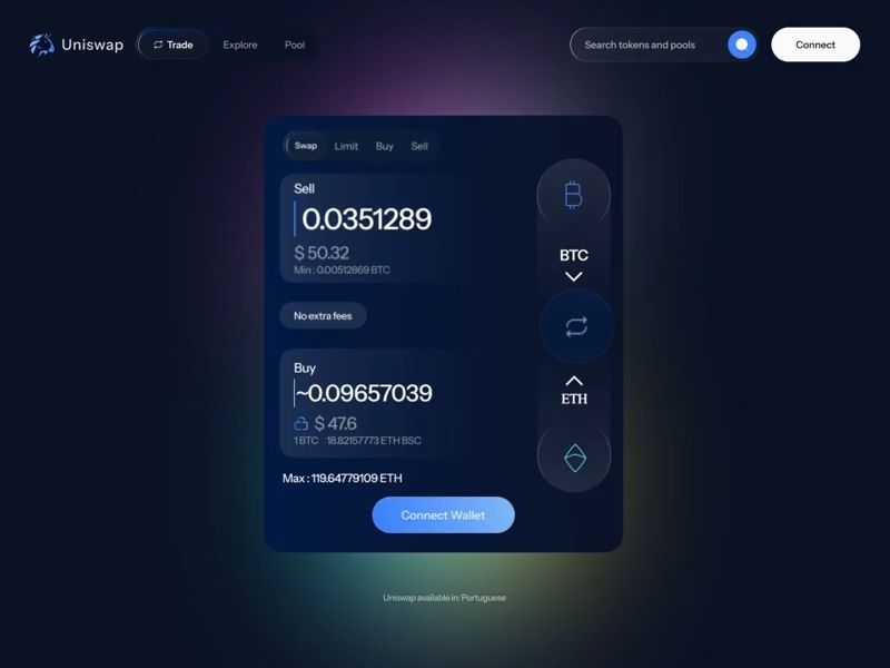 Crypto Swap Design