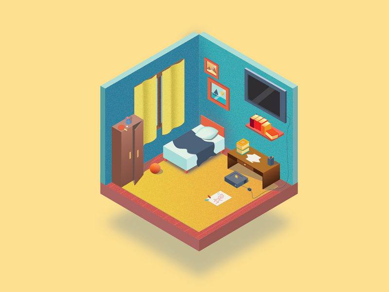 My Room Illustration