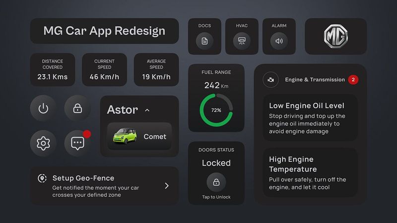 Designing for Simplicity and Clarity — A UX Case Study on Connected-Car Interfaces