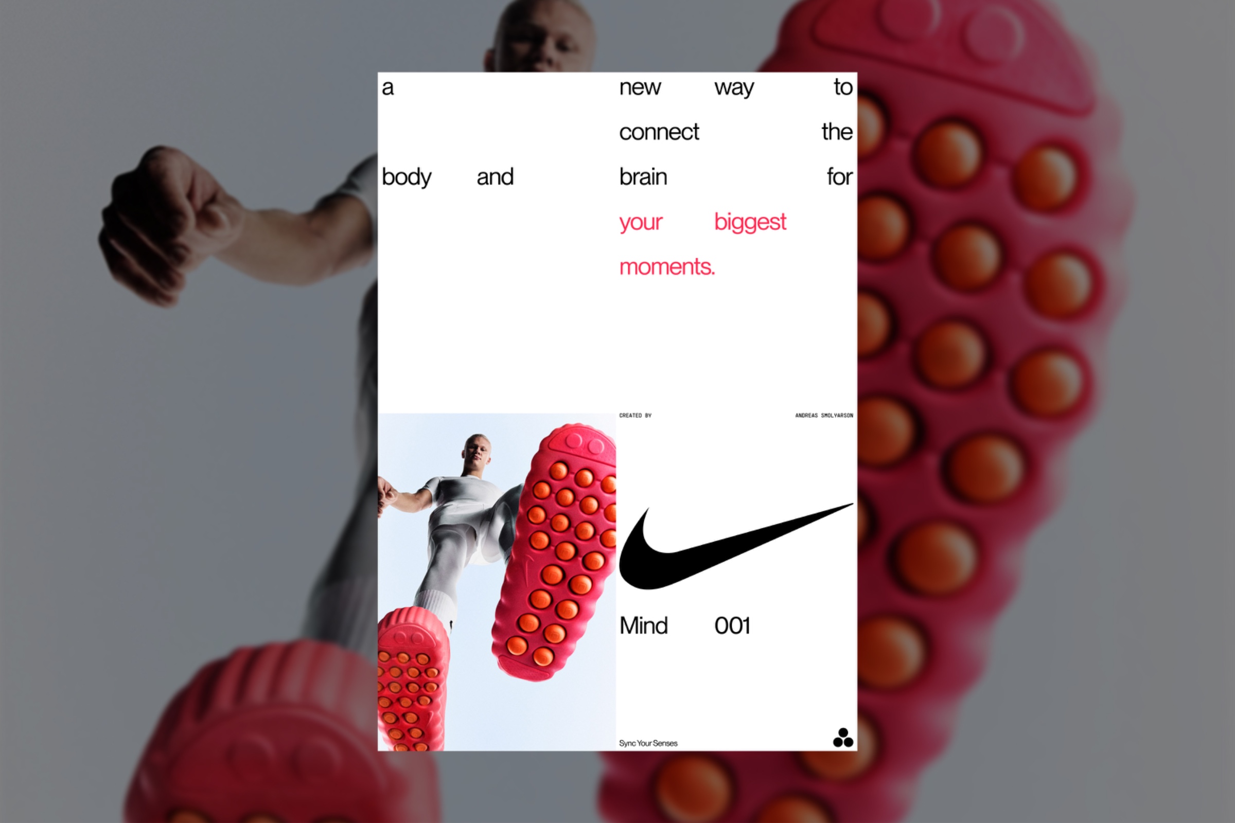 Mind 001 - Editorial Sports Design Exploring Composition & Negative Space