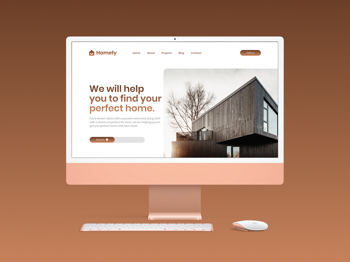 Homely Real Estate website concept Image 4