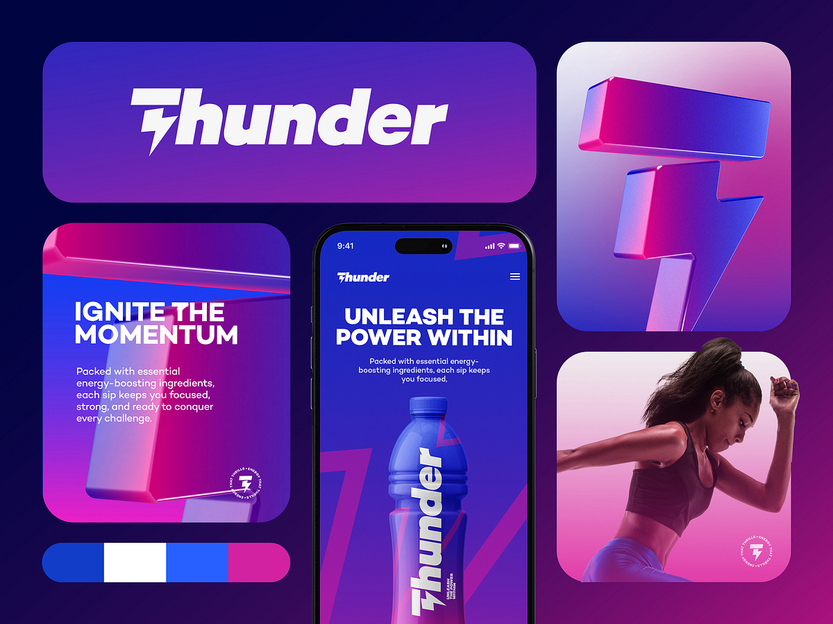 Thunder branding project concept Image 0