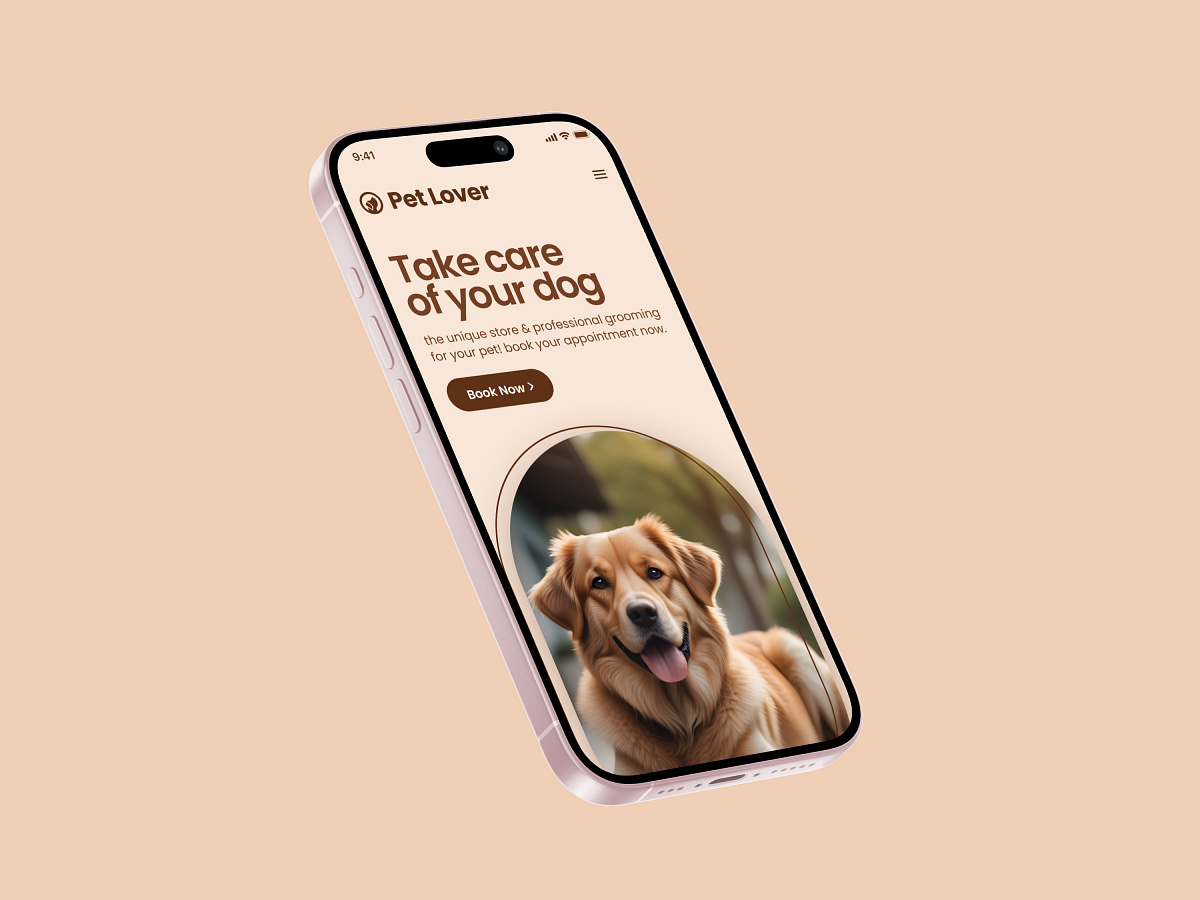 Pet Lover landing page concept Image 3