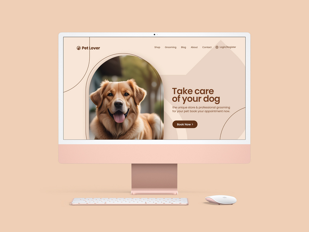Pet Lover landing page concept Image 8