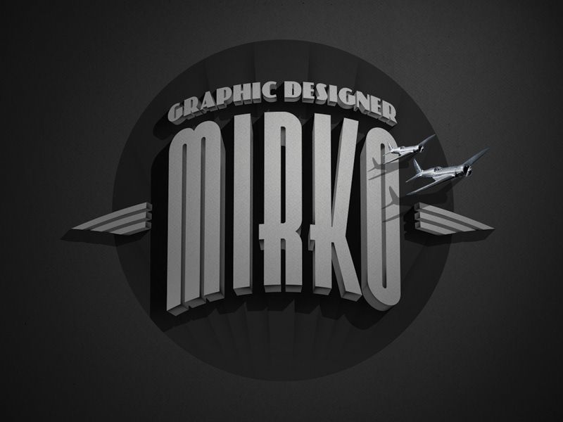 My first logo as Graphic Designer Freelance