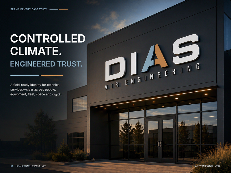 DIAS Air Engineering: HVAC Brand Identity