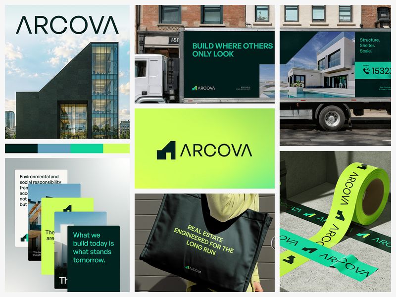 Arcova - Real Estate Brand Identity Design