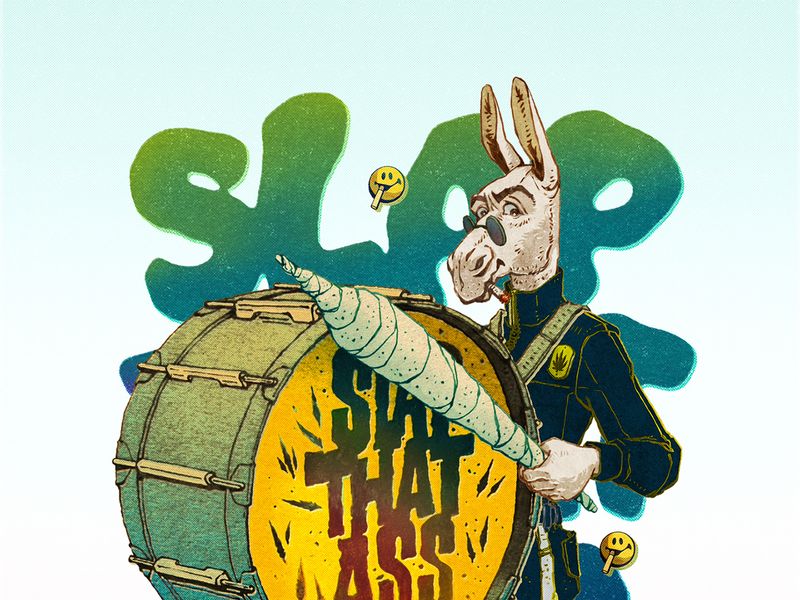 "Donkey" illustration series
