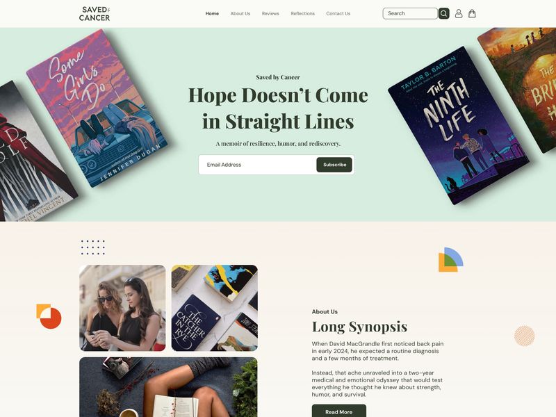 Resilience in Design: Editorial Web UI for "Saved by Cancer"