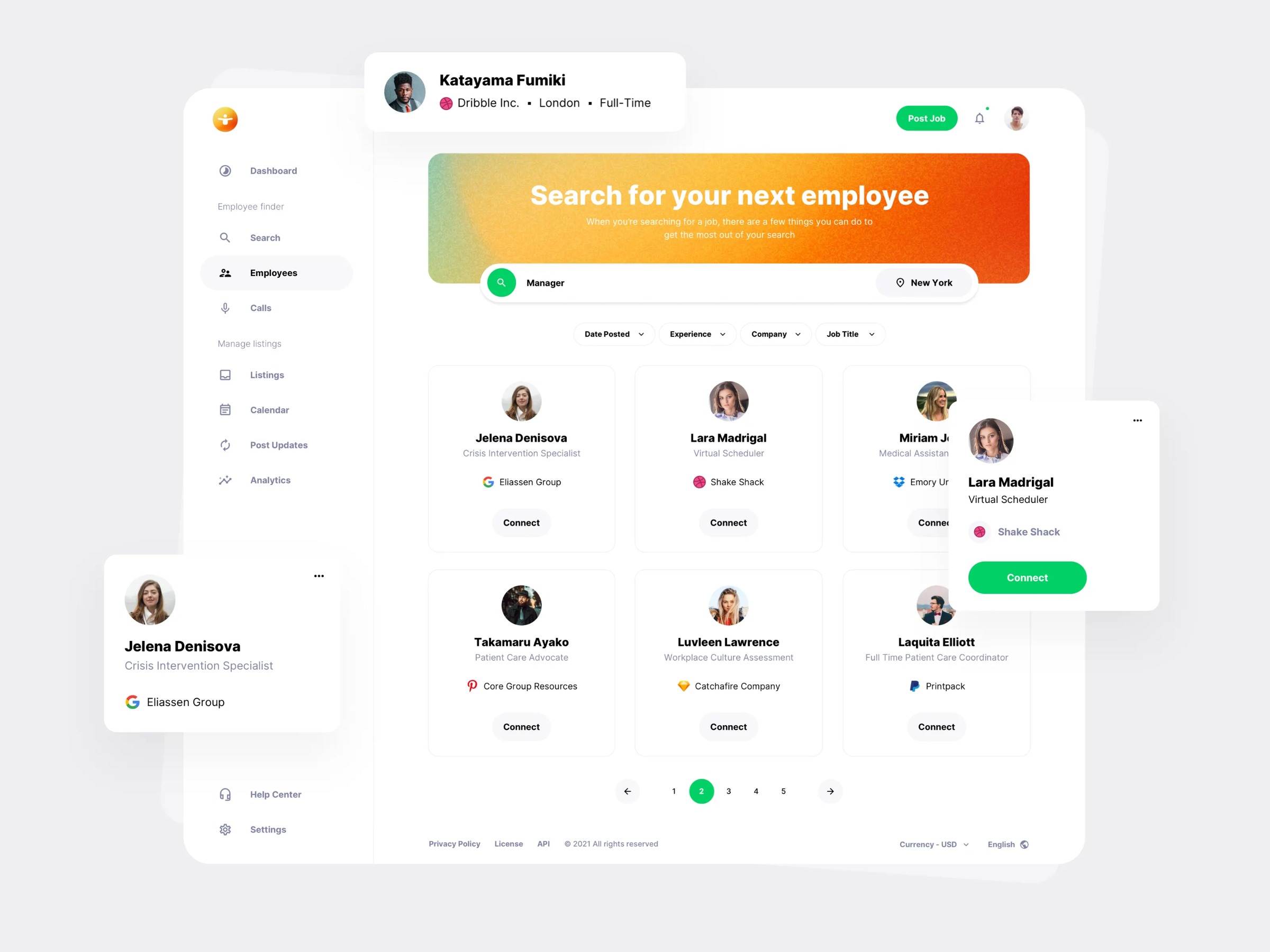 Workster - Web app for job boards design Image 5