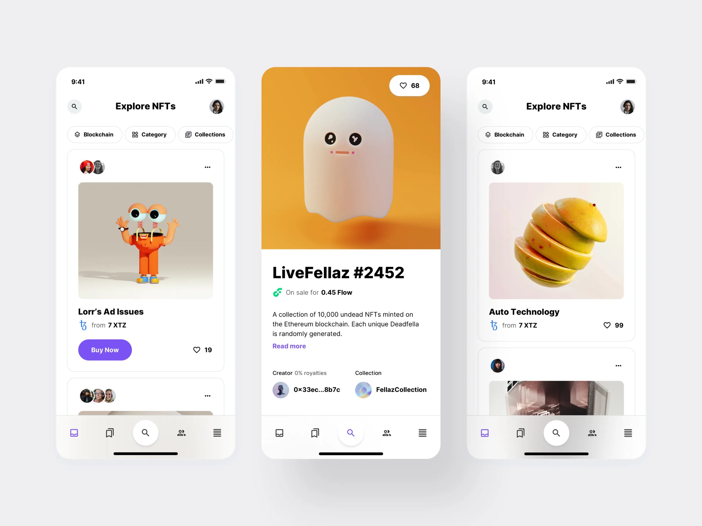 NEOFT - NFT Marketplace UI design Image 3