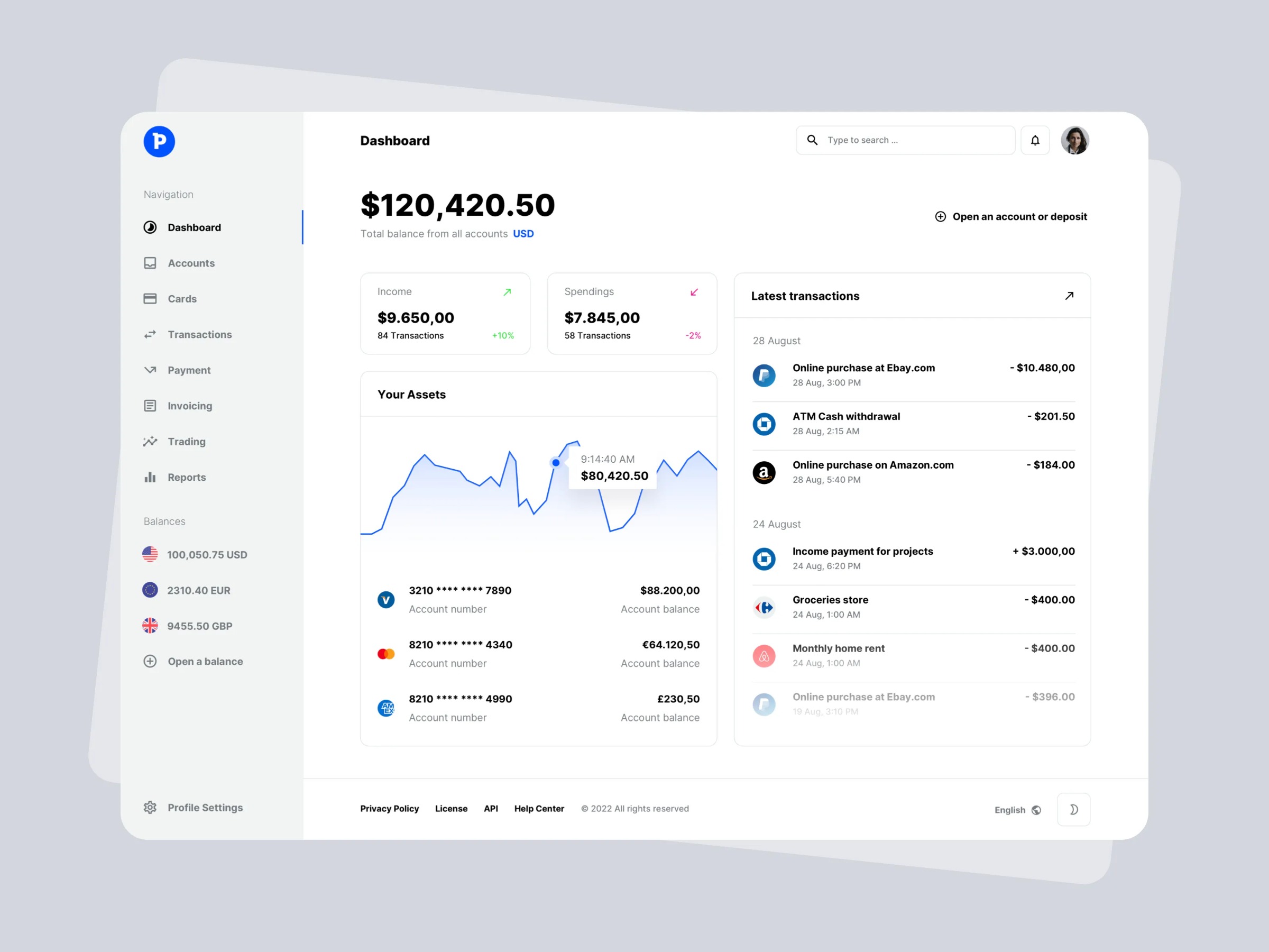 Paysa - UI design for FinTech Startup Image 6