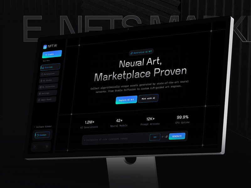 E-NFTs Marketplace | AI-Powered NFT Dashboard