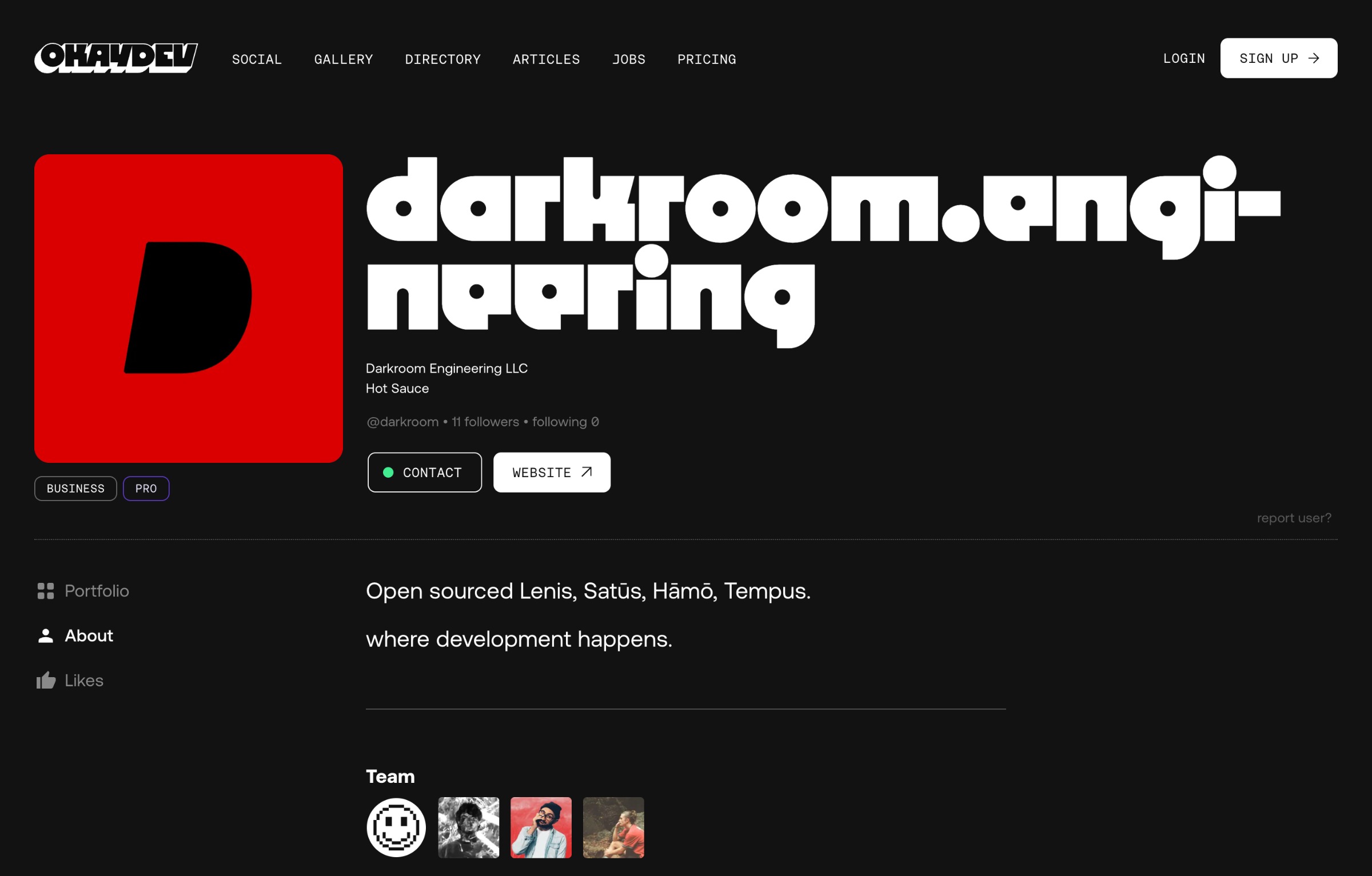 OKAY DEV® — A creative dev & design community: Gallery, Directory, Articles, Jobs, & Social. Image 1