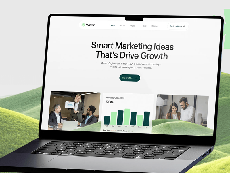 Montix: Website for Marketing Agencies