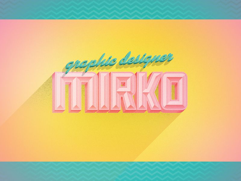 Graphic Designer Miami Style !