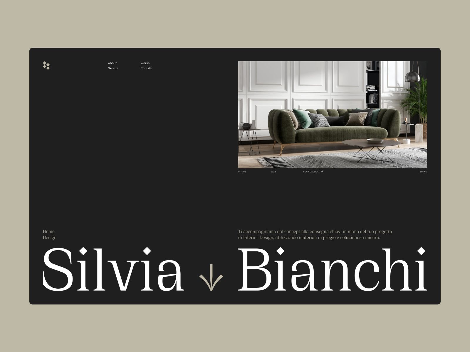 Silvia Bianchi Home Design - Awwwards Honorable Mention