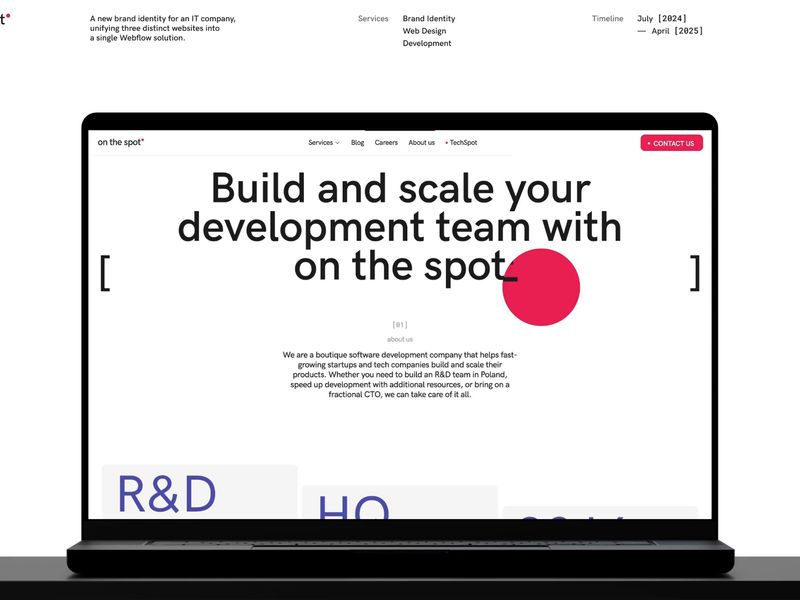 Website & Identity | On The Spot