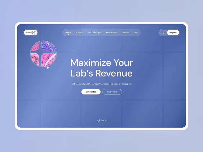 Pathology Services Platform Website by Mirhayot for Eloqwnt