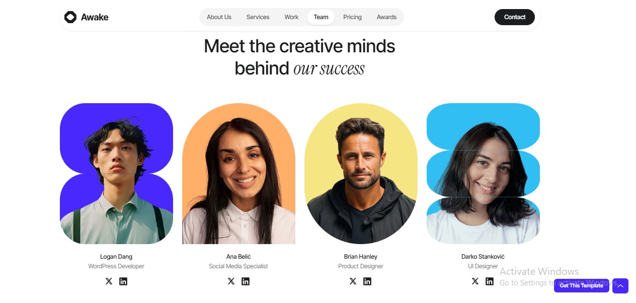 Awake Agency & Portfolio Bootstrap Template Image 4
