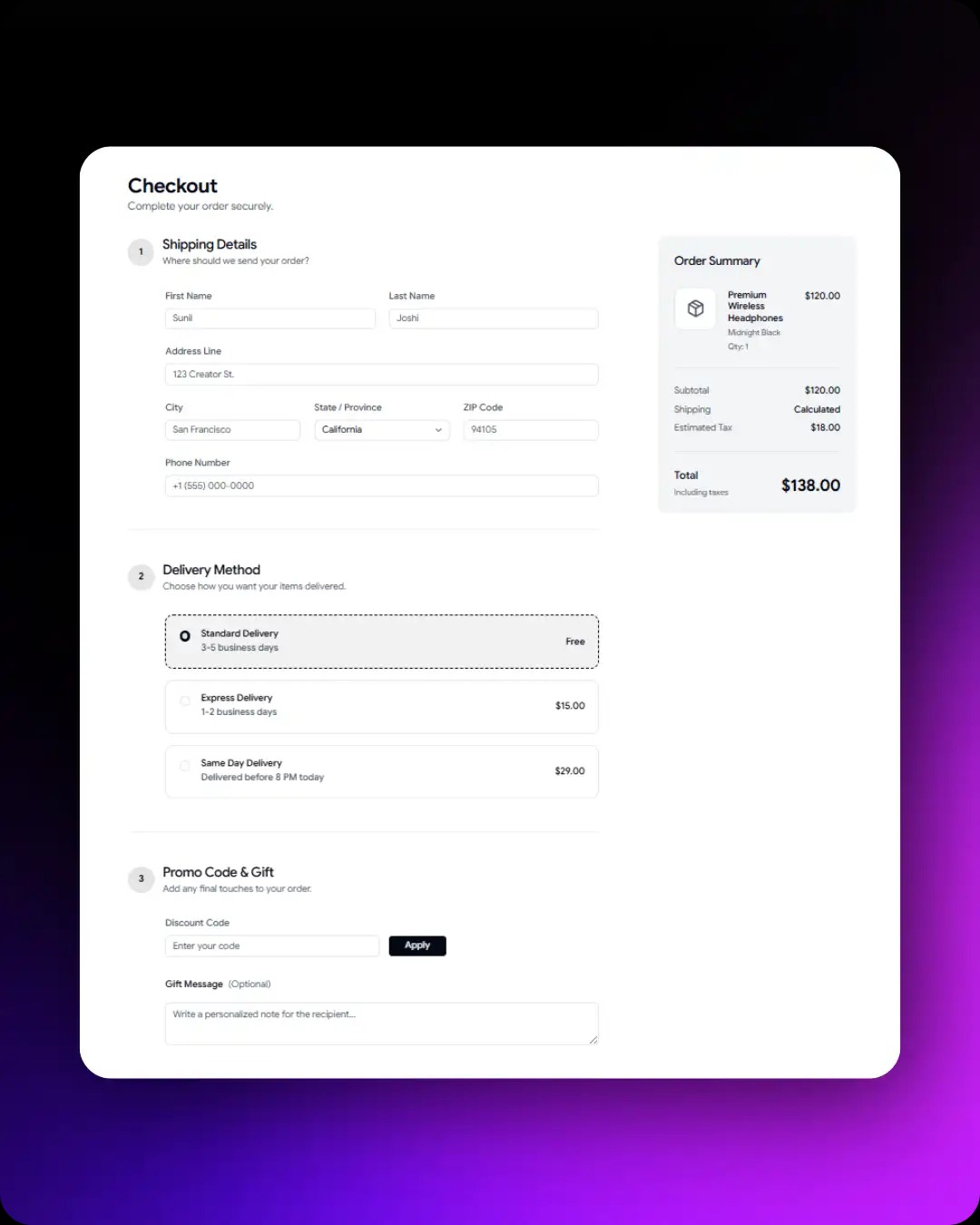 Top 15 Shadcn Form Components, Templates & Examples Image 9