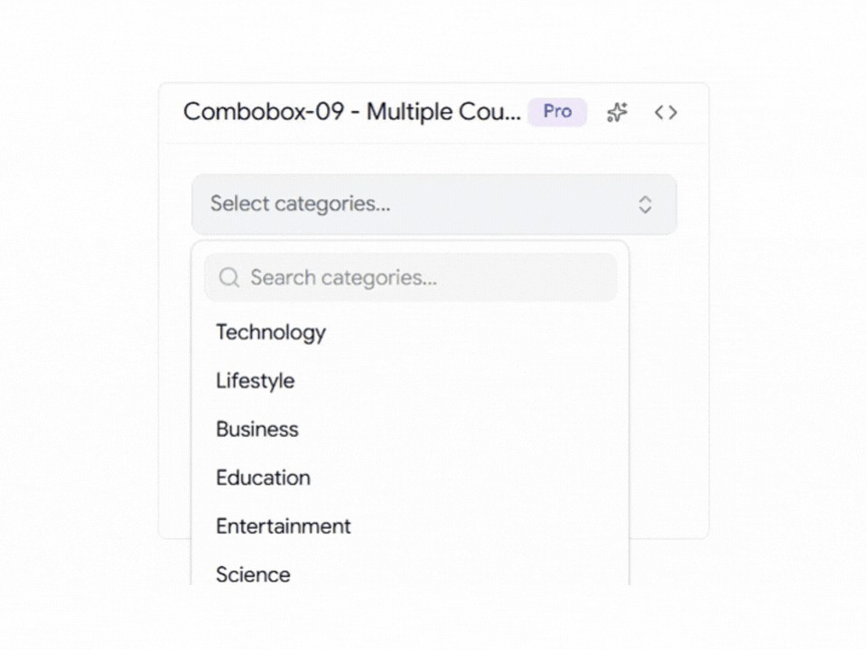 17 Best Shadcn Combobox Components for React & Next.js Image 7