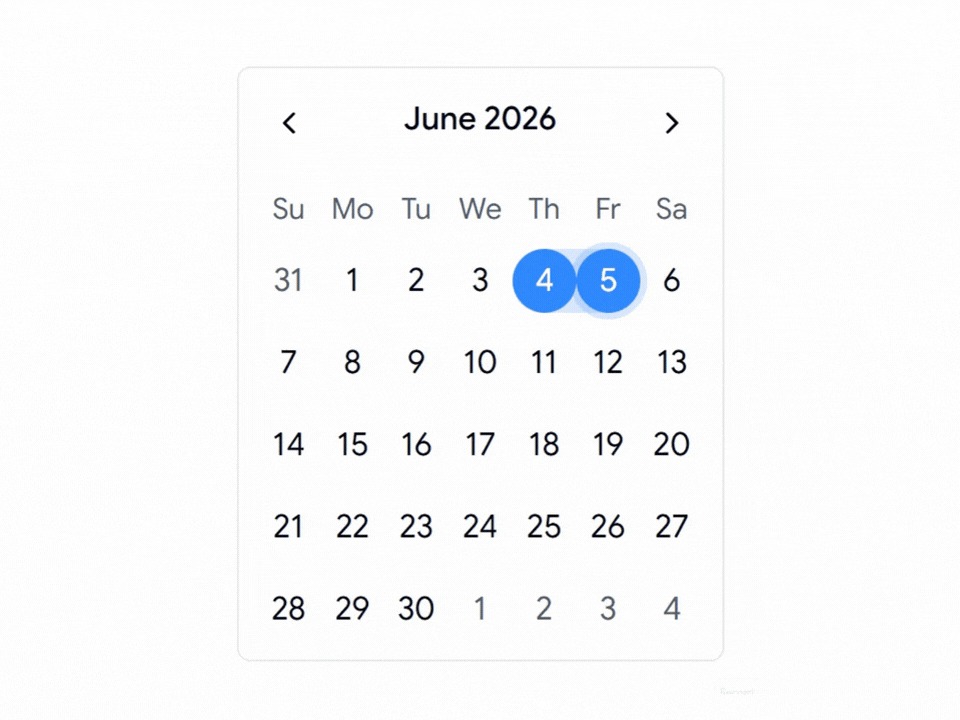 20+ Shadcn Calendar Components for Booking Platforms Image 6