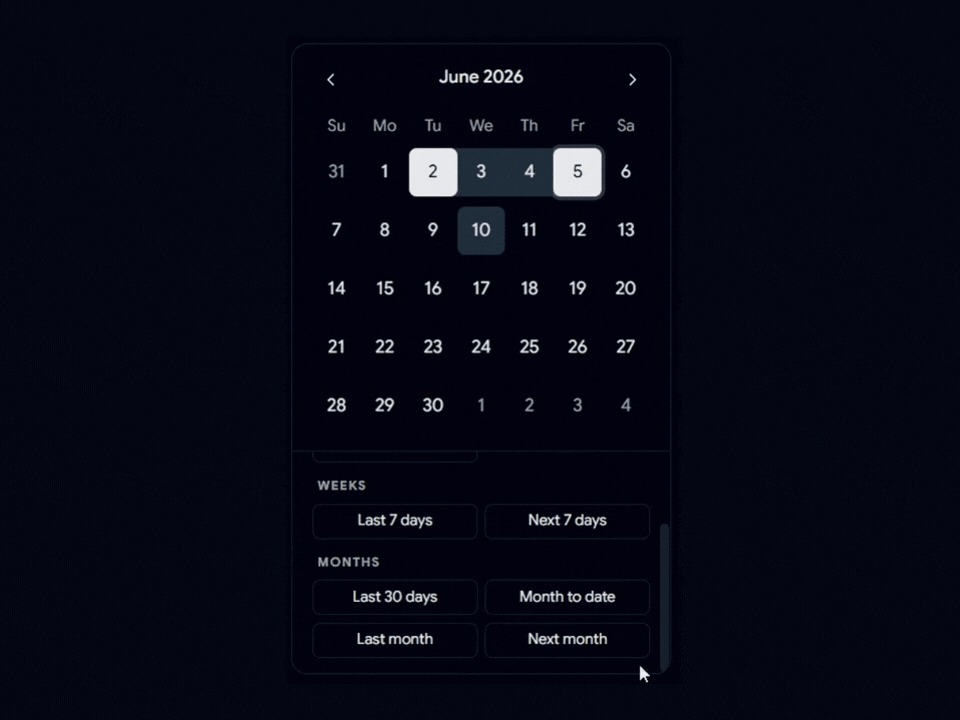 20+ Shadcn Calendar Components for Booking Platforms Image 8