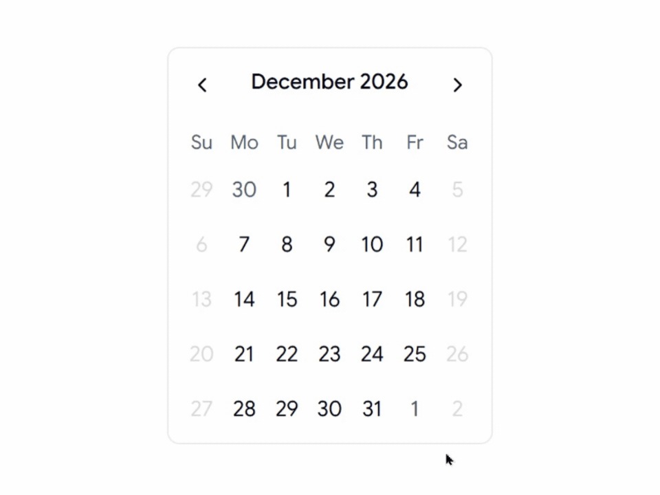 20+ Shadcn Calendar Components for Booking Platforms Image 9
