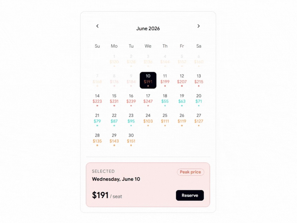 20+ Shadcn Calendar Components for Booking Platforms Image 10