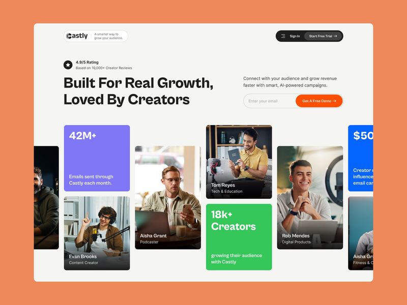 Castly - Podcast & Media Website Template