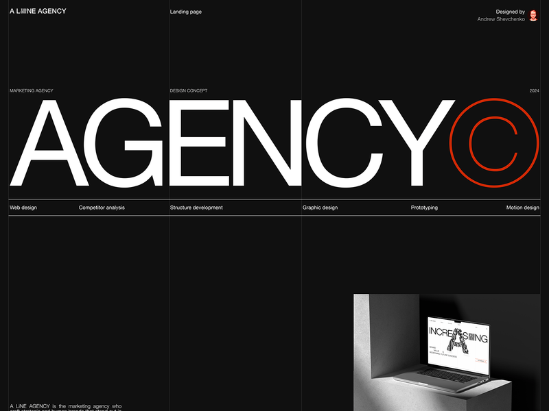 Marketing agency Landing page