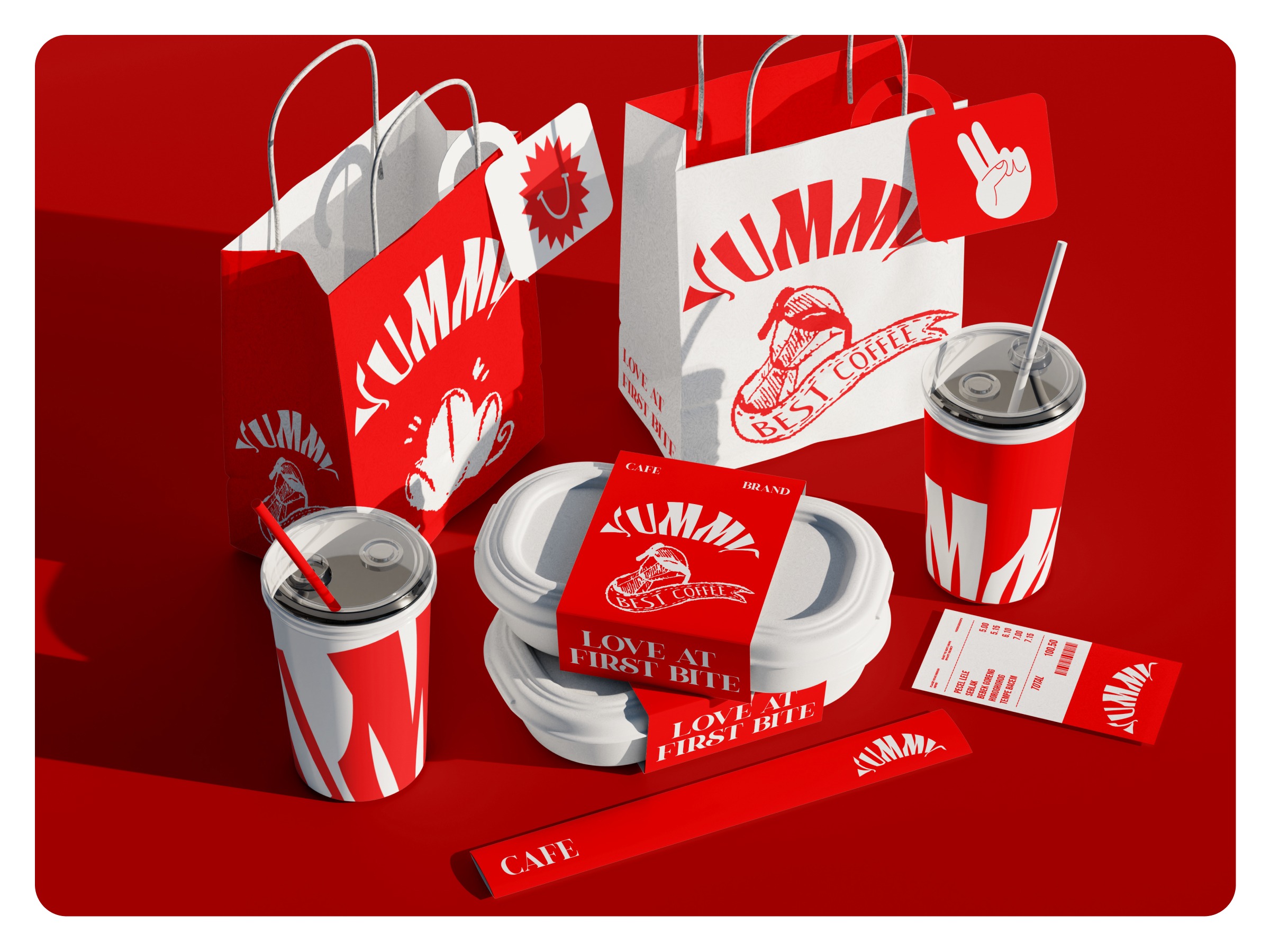 YUMMY — Bold Café Branding for the Modern Foodie